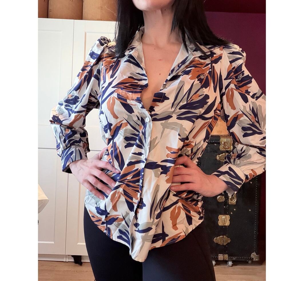 watercolor blouse